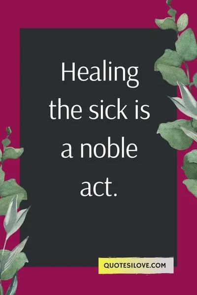 Helping the Sick Quotes