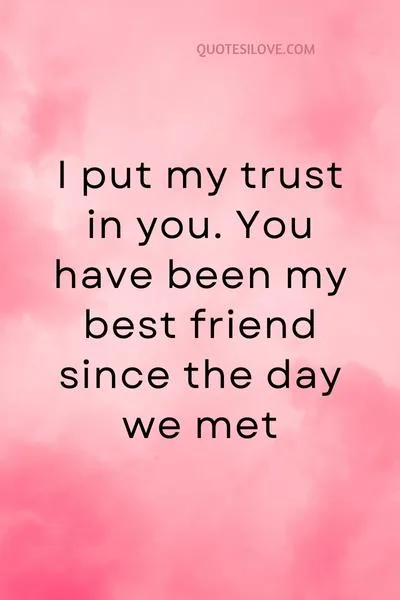 I Put My Trust In You Quotes
