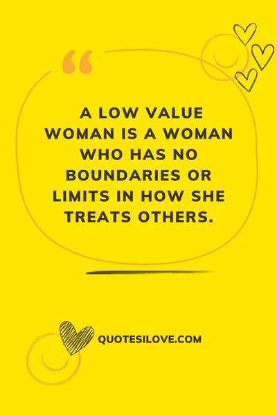 Low Value Woman Quotes