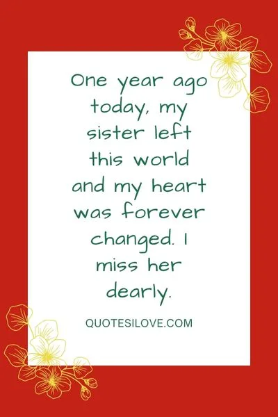 One Year Ago Today I Lost My Aunt Quotes One Year Ago Today I Lost My Aunt Quotes