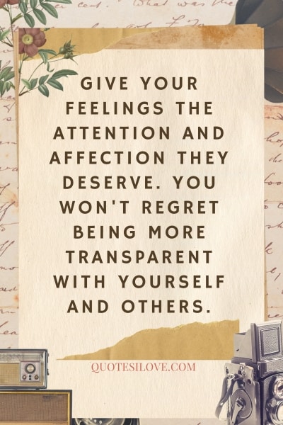 Value of Feelings Quotes Value of Feelings Quotes