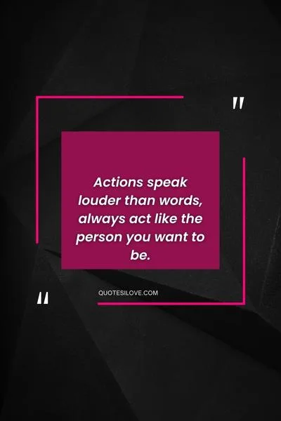 Acting Like a Good Person Quotes