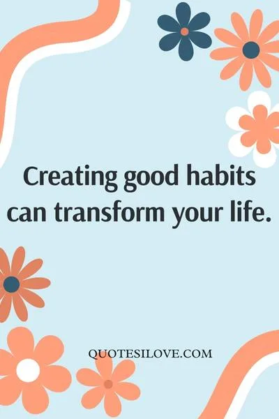 Building Habits Quotes