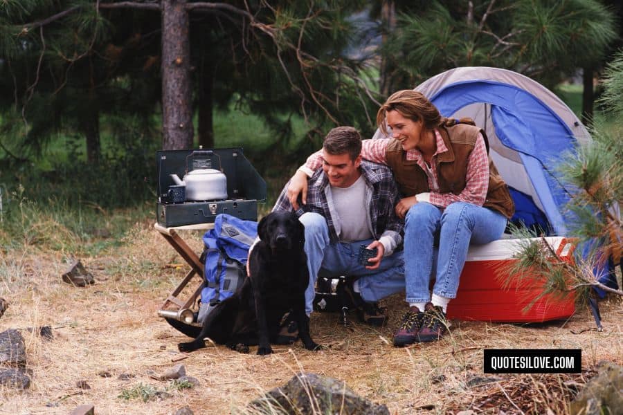 Camping With Girlfriend Quotes