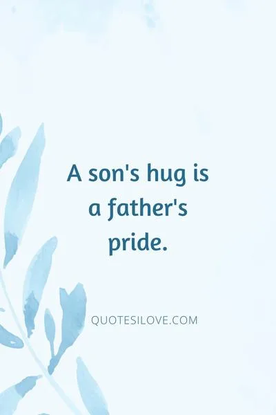 Hug From My Son Quotes