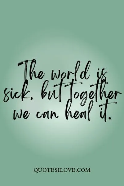 The World Is Sick The World Is Sick
