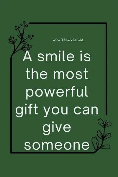 A Smile Can Change the World Quotes