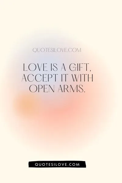 Receiving Love Quotes