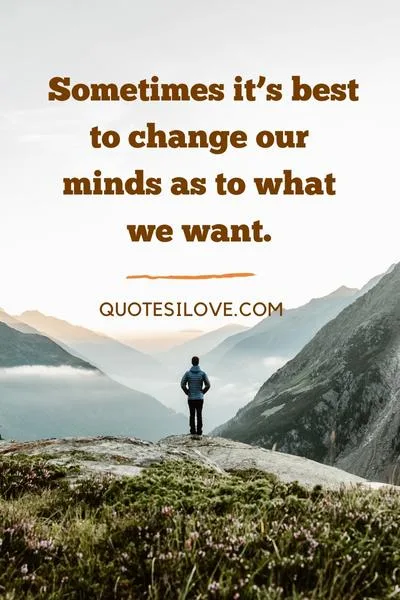 Sometimes We Need to Change Quotes