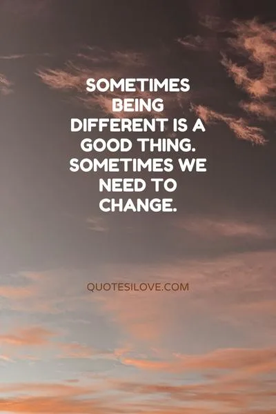 Sometimes We Need to Change Quotes