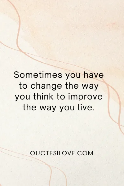 Sometimes You Have to Change Quotes Sometimes You Have to Change Quotes