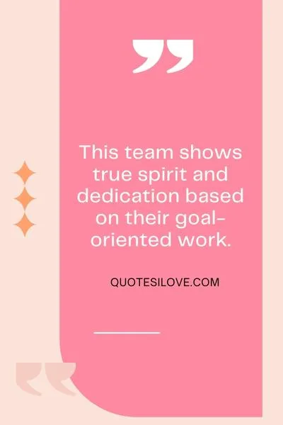 Strength of the Team Quotes