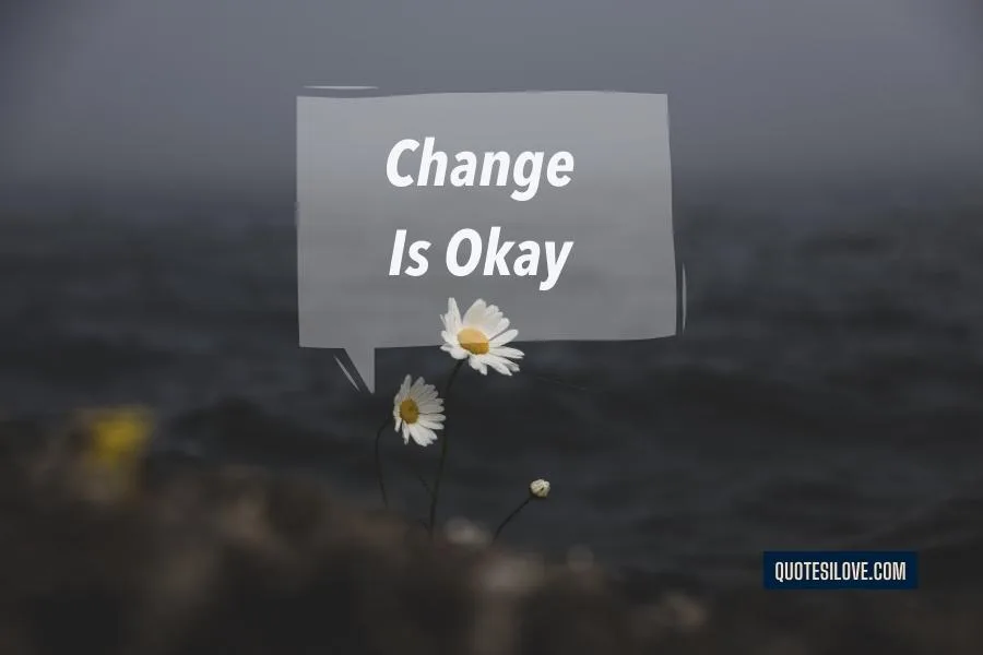 Change Is Okay Quotes