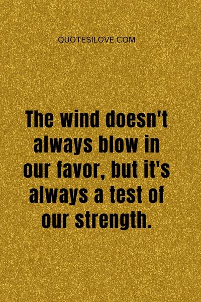 You Cannot Change the Wind Quotes