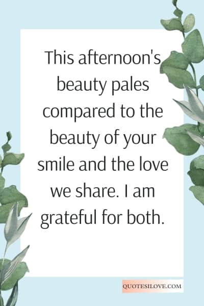 Afternoon Love Quotes