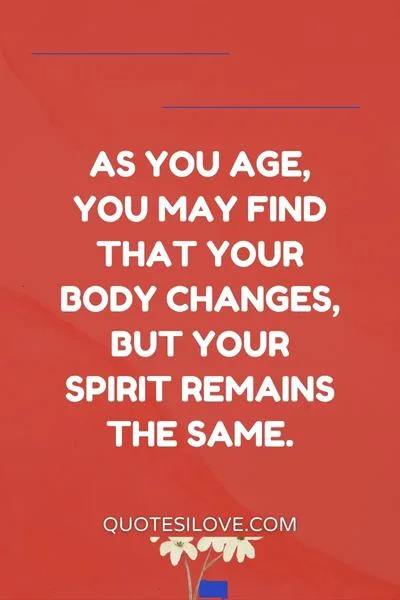 Age Related Quotes ()