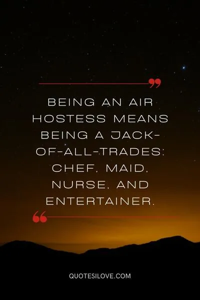 Airhostess Quotes ()