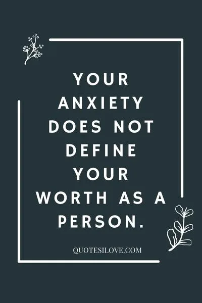 Anxiety Affirmation Quotes