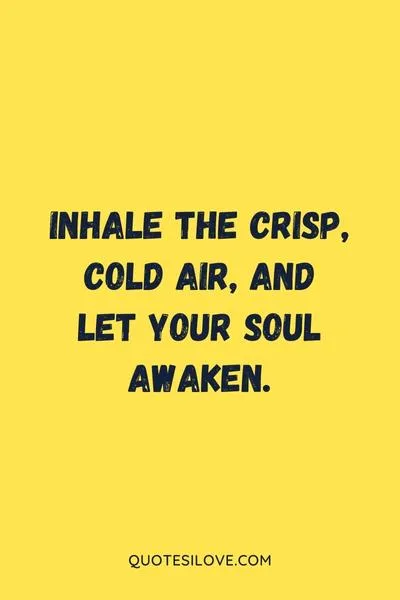 Cold Air Quotes