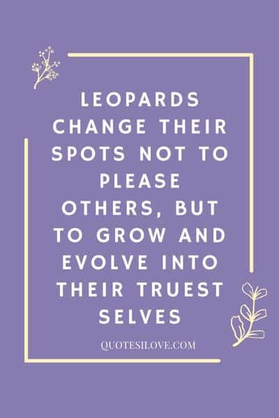 Leopard Spots Quotes