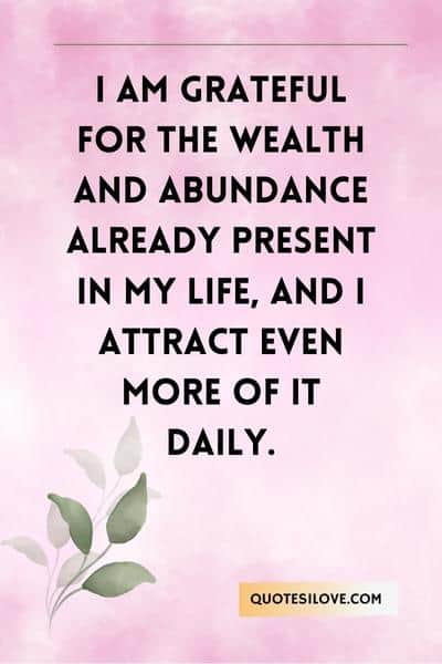 Money Affirmations Quotes ()