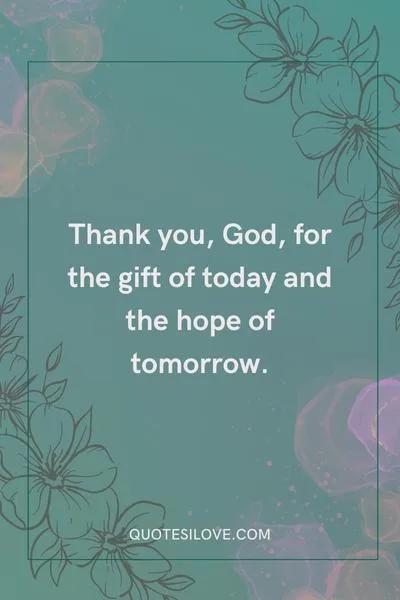 Thank You Almighty God Quotes ()