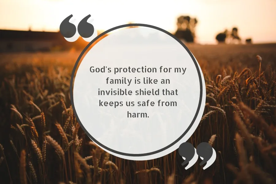 God Always Protect My Family Quotes