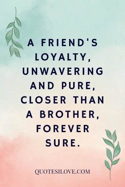 A Friend Is Closer Than a Brother Quotes ()