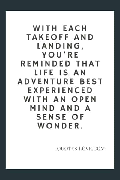 Aeroplane Travel Quotes