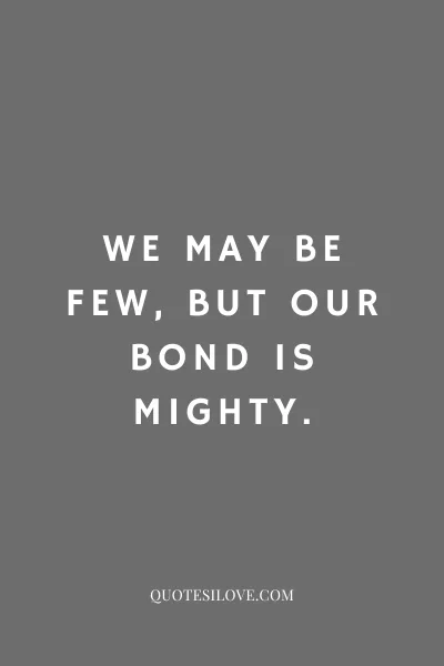 We Are Like a Small Gang Quotes () We Are Like a Small Gang Quotes ()